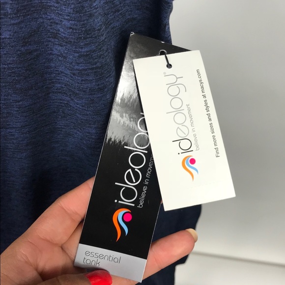 Ideology Women’s Navy Blue Essential Tank Top - Picture 2 of 3